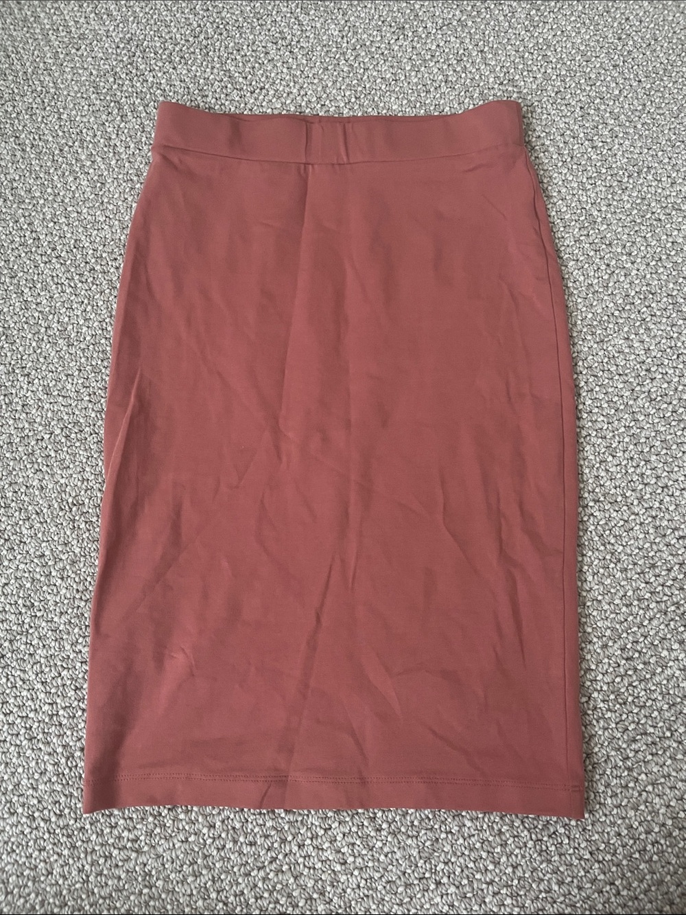 Forever 21 Brick Red Pencil Skirt
